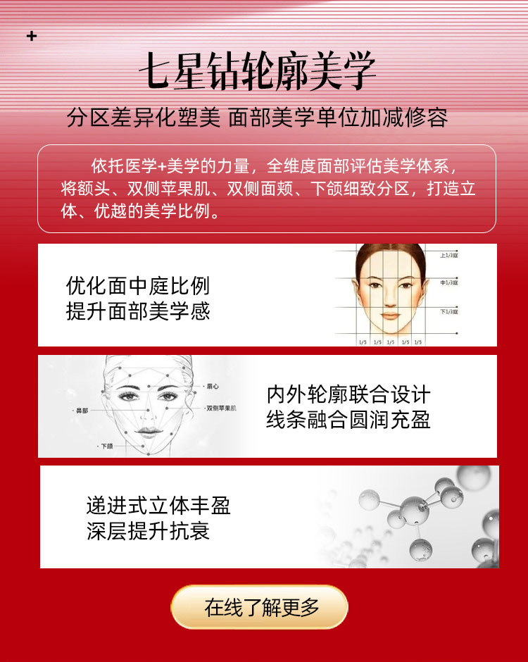 华美面部轮廓填充