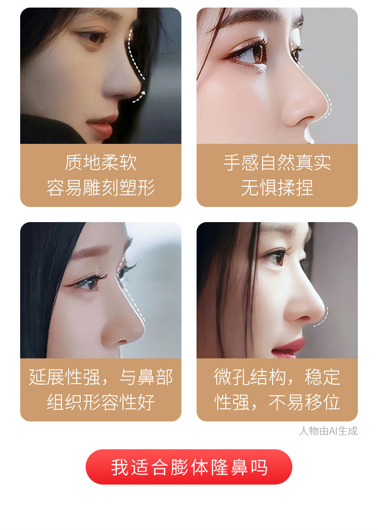 华美膨体隆鼻优势