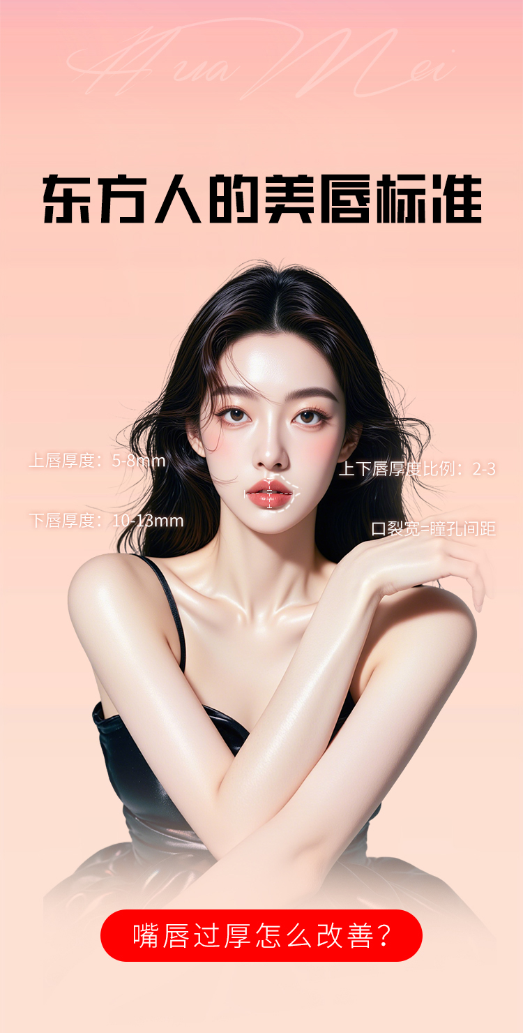 美唇厚度标准