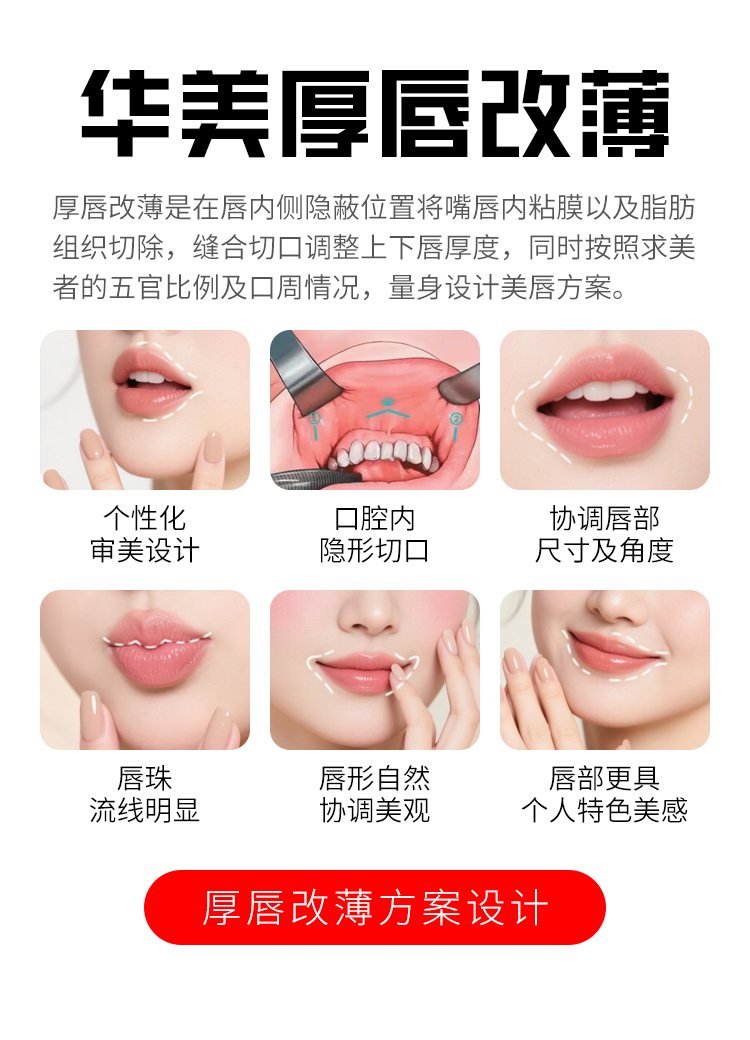 华美厚唇改薄怎么样
