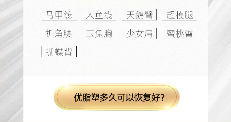 优脂塑体雕适应症