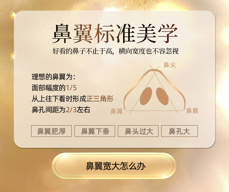 鼻翼整形适应症