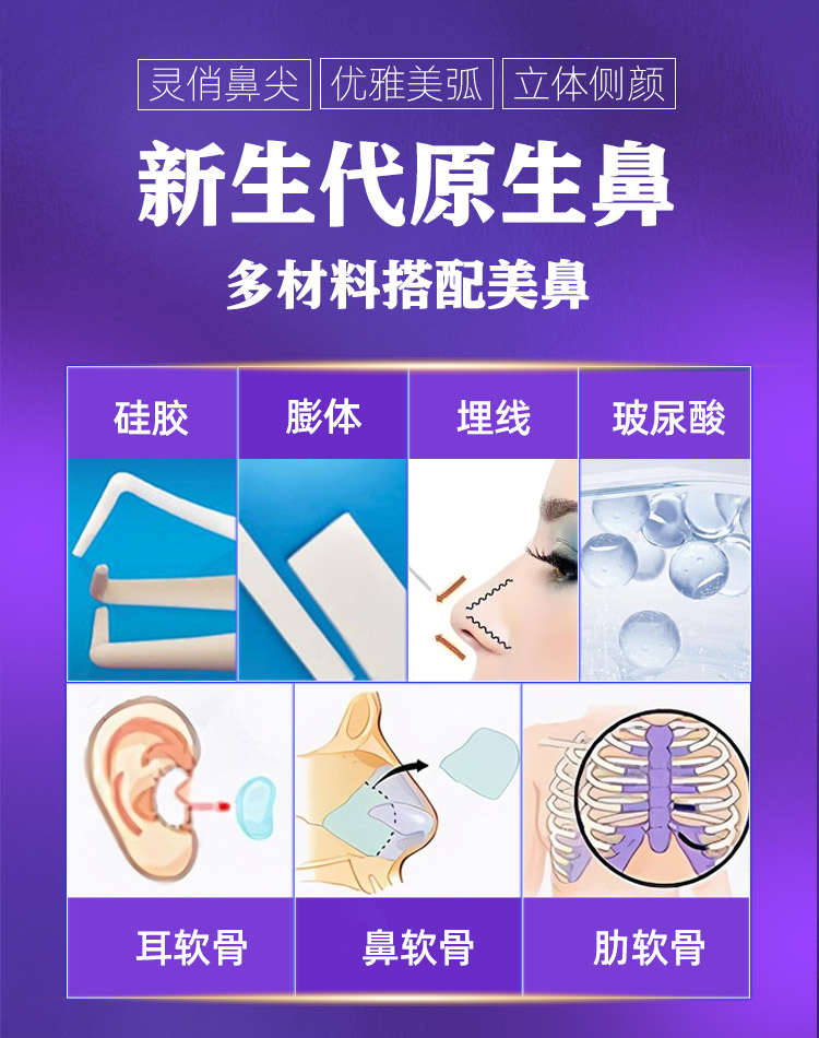 华美隆鼻材料