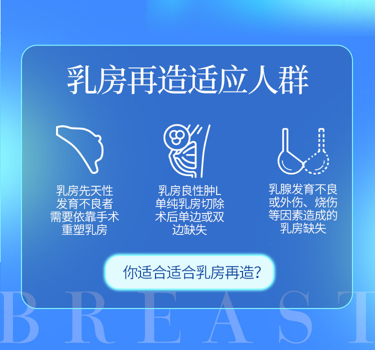 乳房再造适应人群