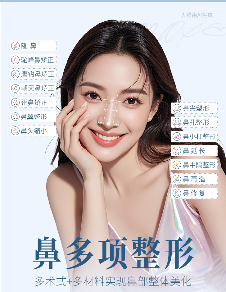 华美鼻多项整形优势