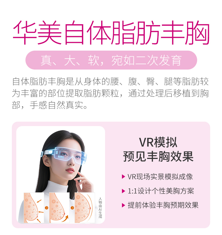 华美自体脂肪丰胸优势