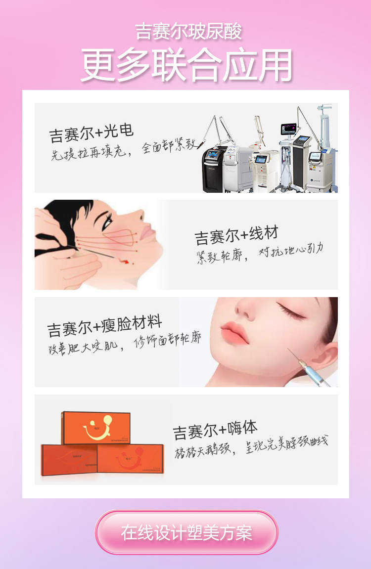 吉赛尔玻尿酸联合塑美