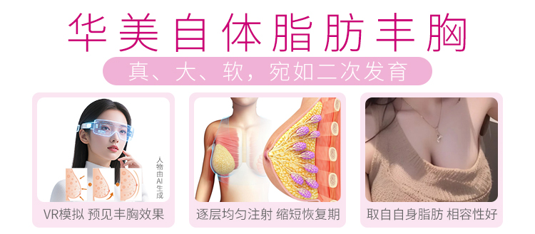 华美自体脂肪丰胸